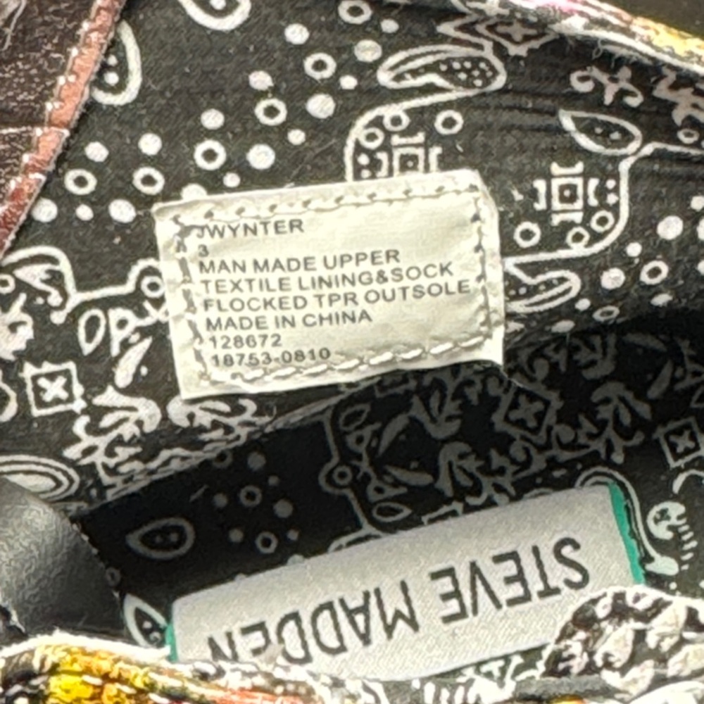 Steve Madden NY90 Hightop Shoes - Picture 7 of 8